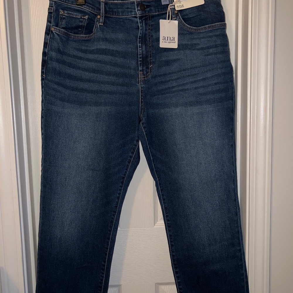 a.n.a High Rise Straight Jeans NWT Size 16